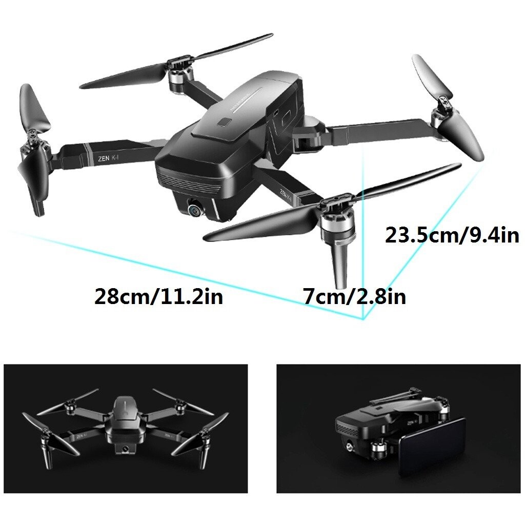 GPS RC Drone 4K HD Camera 2 Axis Gimbal WiFi FPV