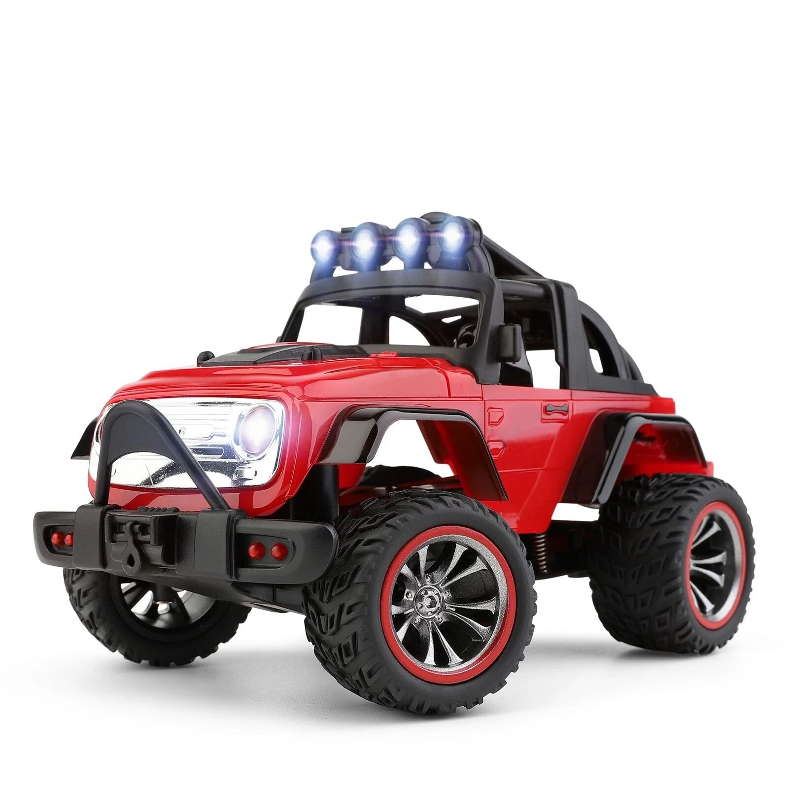 Whizplaymart Mini RC Car With LED Lights Buggy Trucks