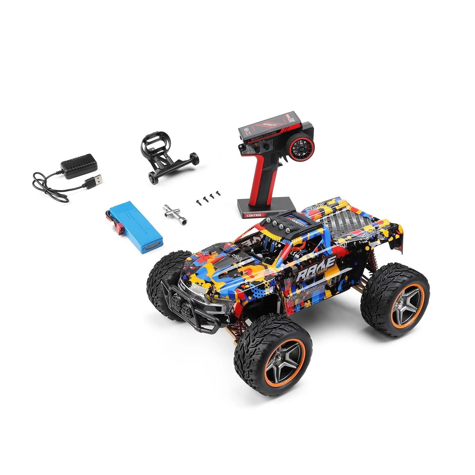 Whizplaymart 2.4G Táirge RC Carr Mór Cnámhleathair Leictreach