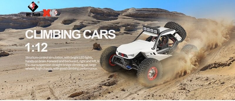 Whizplaymart Capall Ratha RC Véicíle Rásaíochta Siar-oifigiúil Car Craweir RC Truck
