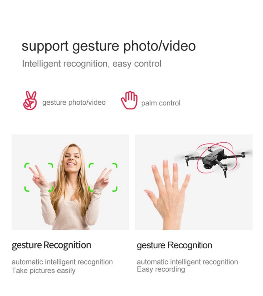 GPS RC Drone 4K HD Camera 2 Axis Gimbal WiFi FPV