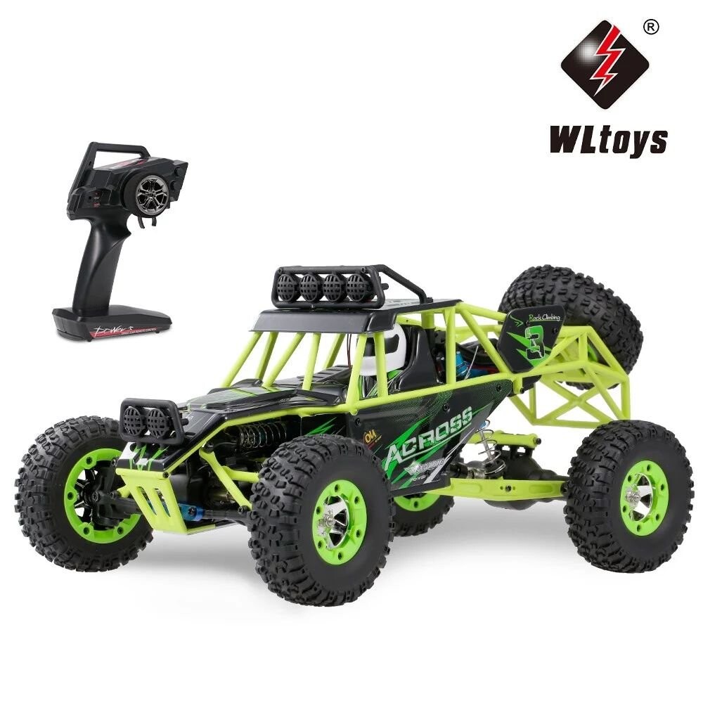 Whizplaymart 2.4G 1:12 4WD Crawler RC Car With LED Light