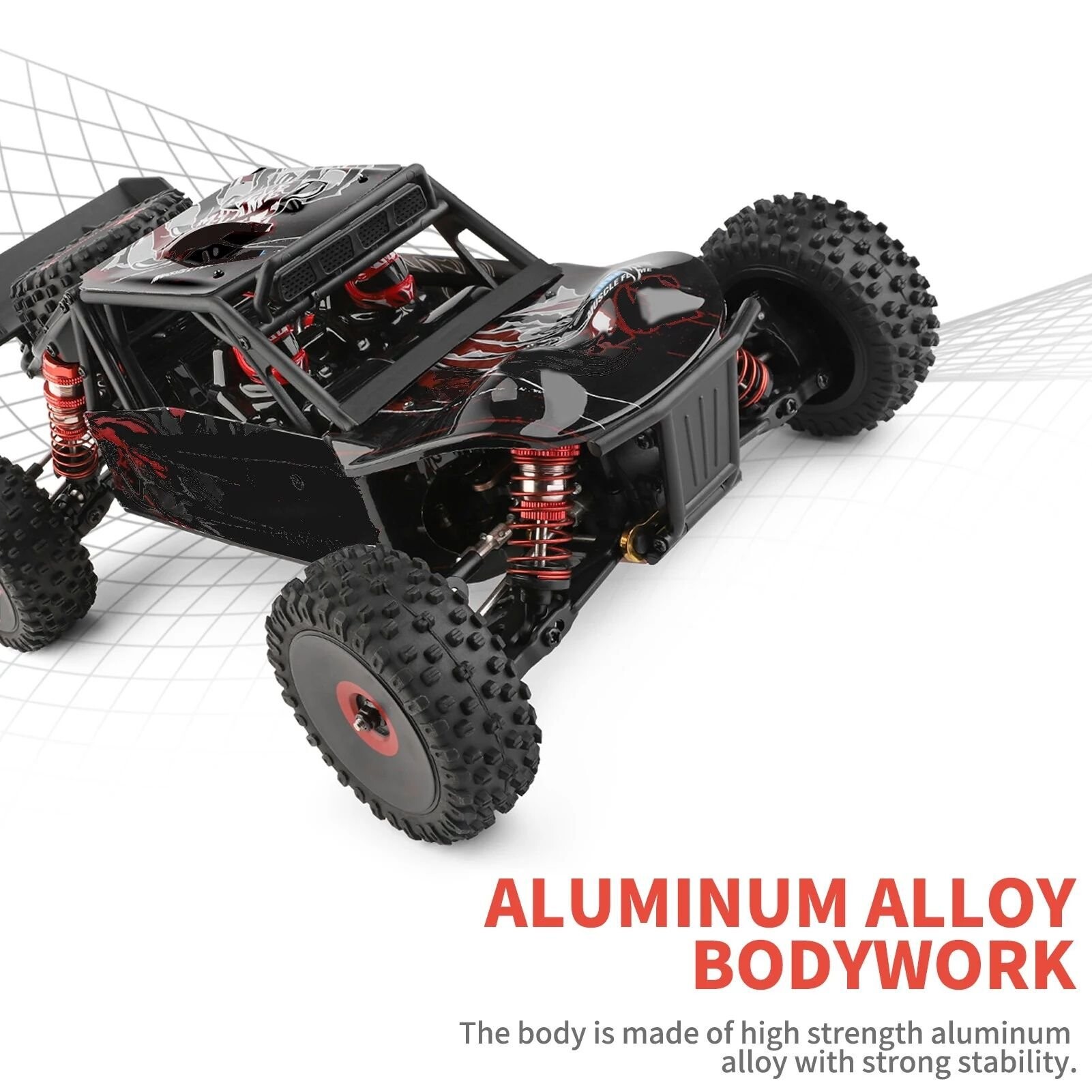Whizplaymart RC Car V2 2.4G Brushless 4WD Electric Car
