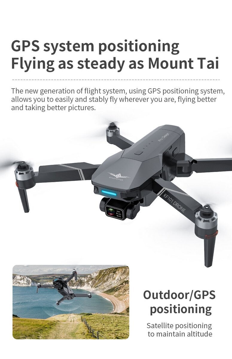 4K GPS Drone 3-Axis Gimbal 5G WIFI RC Quadcopter