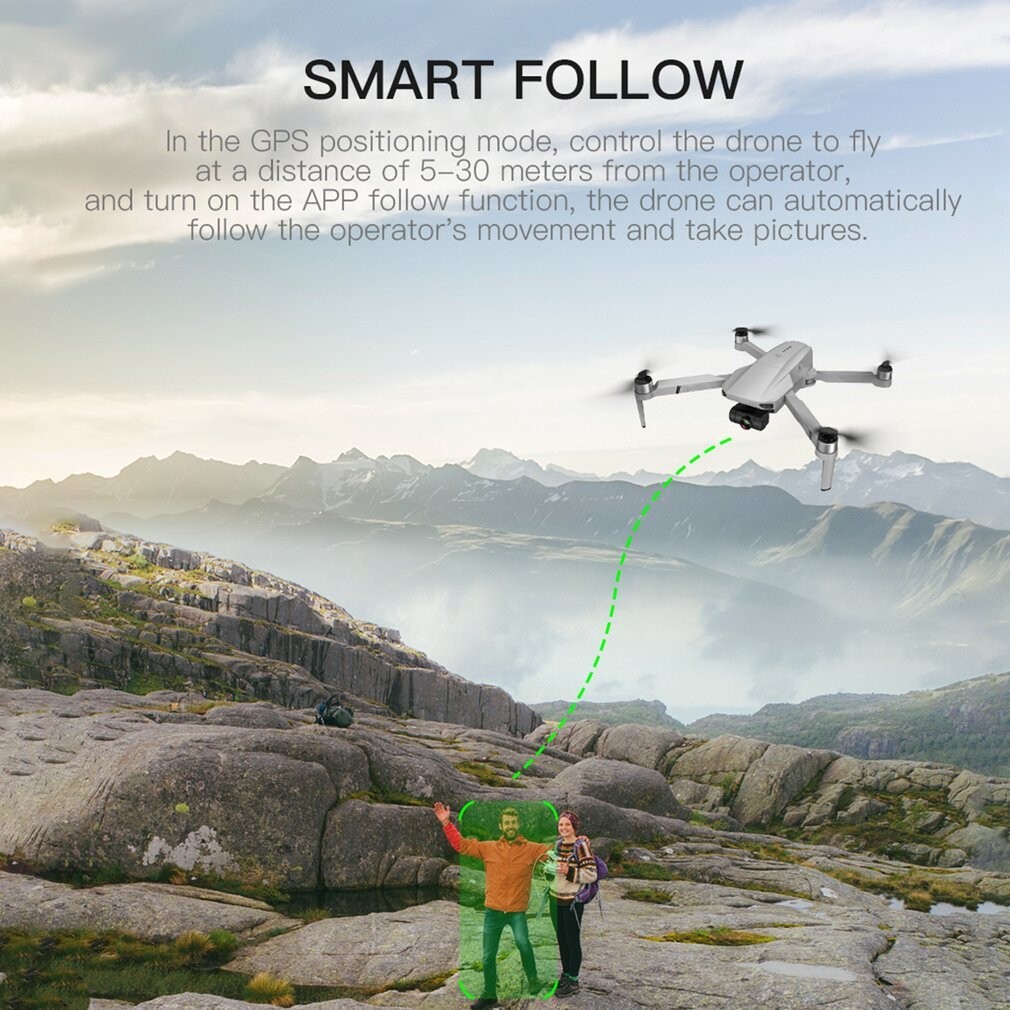GPS RC Drone 4k HD 2-Axis Gimbal FPV 5G WiFi