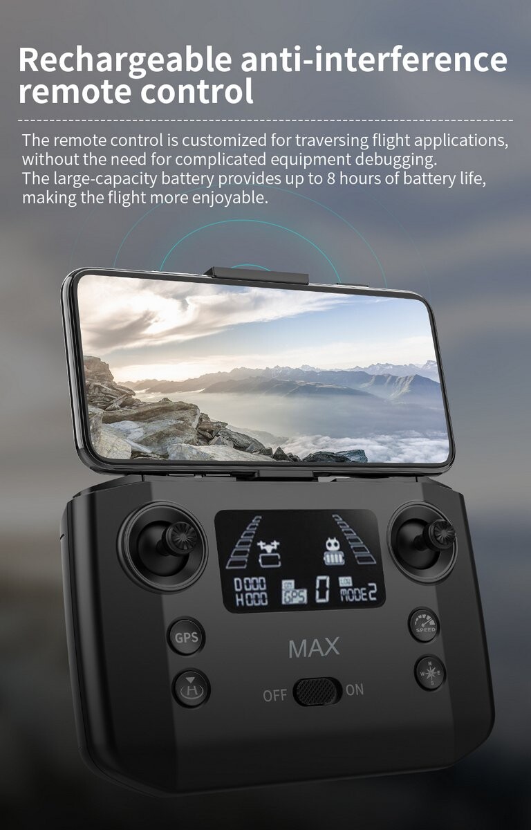 4K GPS Drone 3-Axis Gimbal 5G WIFI RC Quadcopter