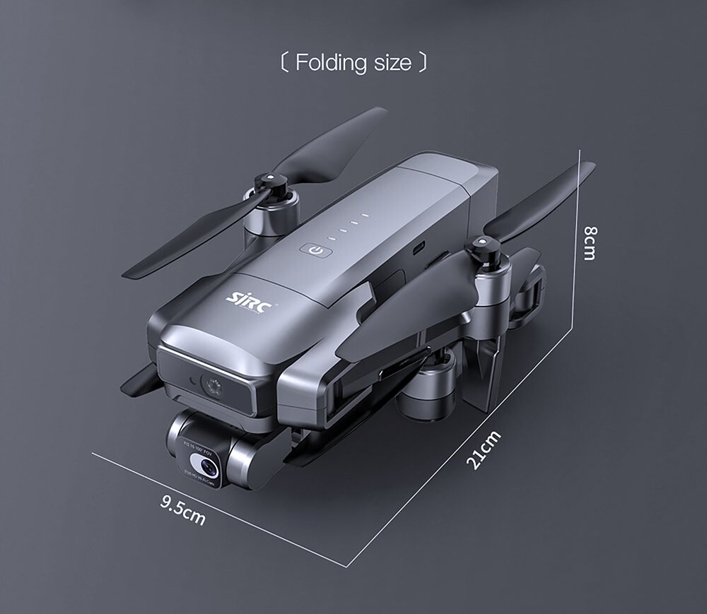 RC Drone 2-Axis Gimbal 4K HD EIS Camera GPS 5G WiFi Quadcopter