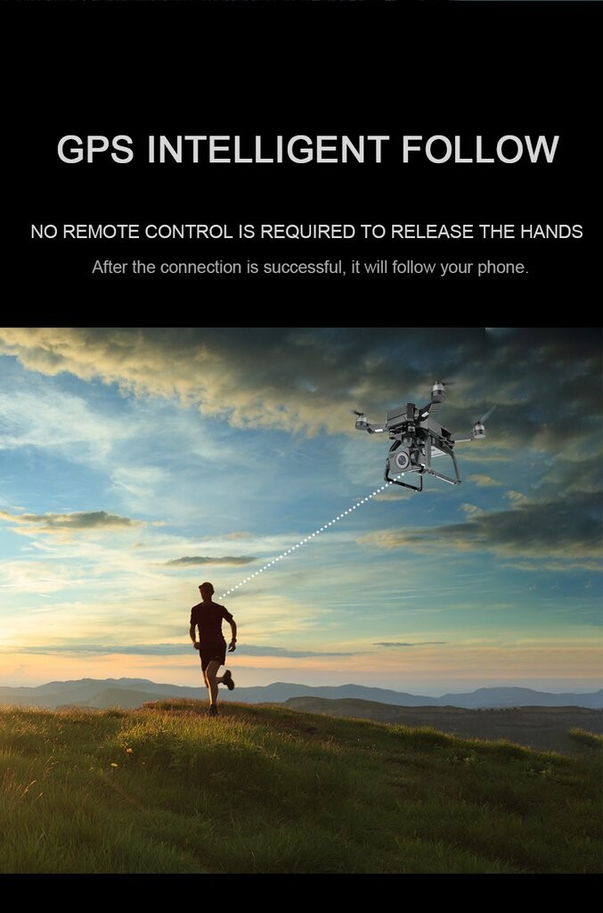 4K RC Drone 3 Axis Gimbal 5G GPS RC Quadcopter