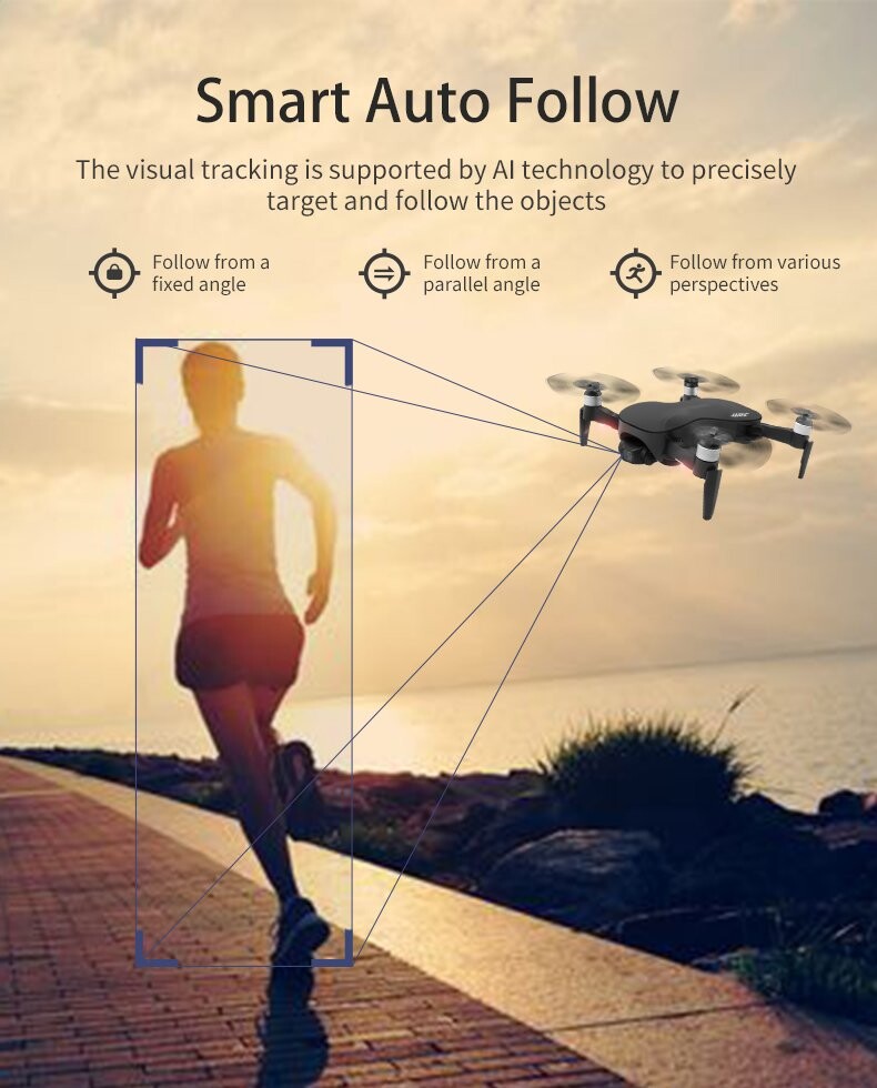 Brushless 3-Axis Gimbal Drone 4K HD FPV GPS Quadcopter
