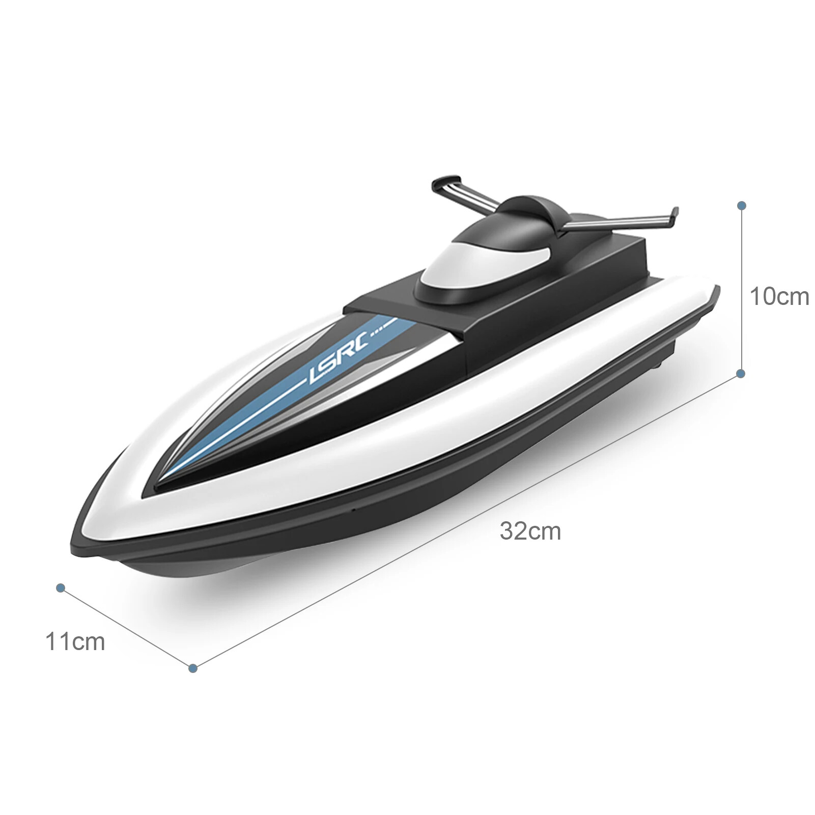 Remote Control Boat Waterproof Rechargeable Model Radio Electric Speedboat