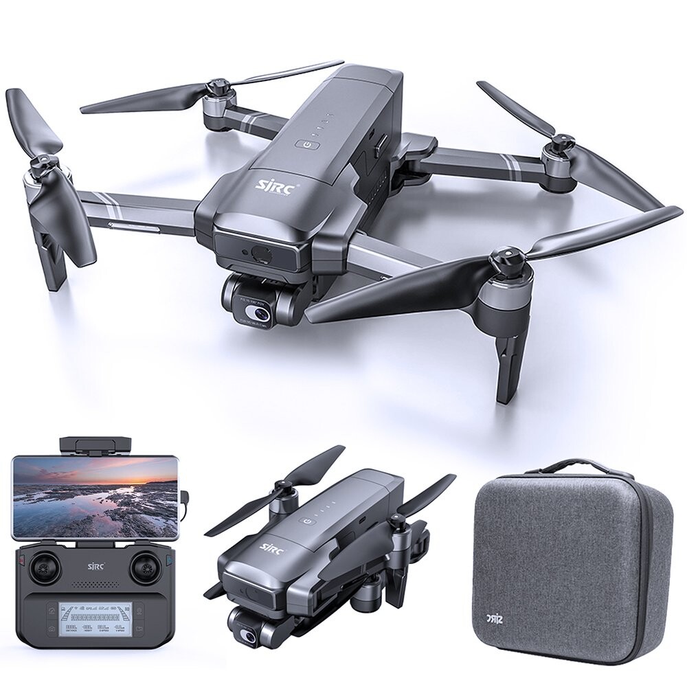 Drone RC Quadricoptère avec Gimbal 2 Axes, caméra 4K HD EIS, GPS, WiFi 5G.