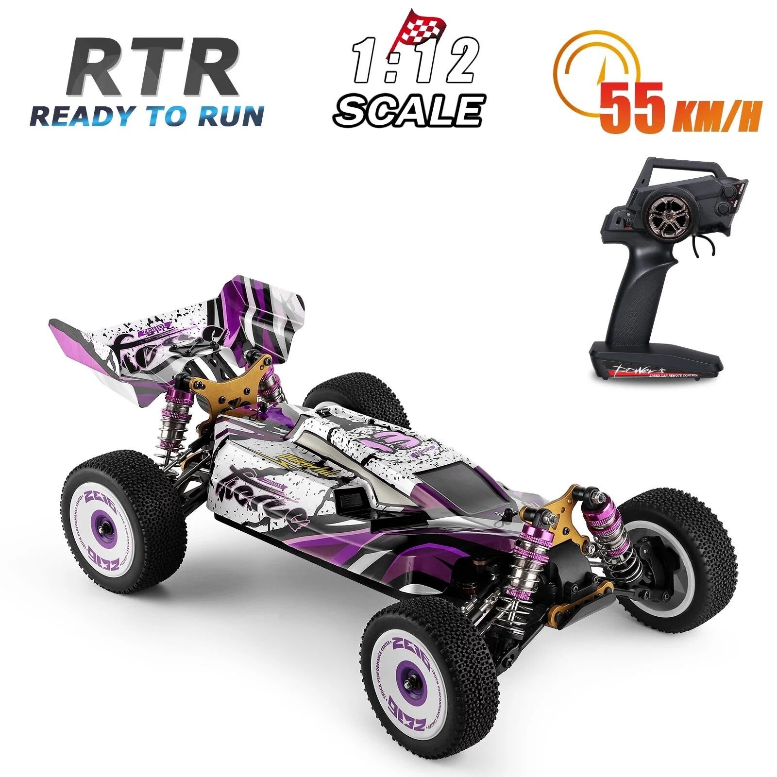 Whizplaymart 2.4G Voiture RC de course hors route dériveur