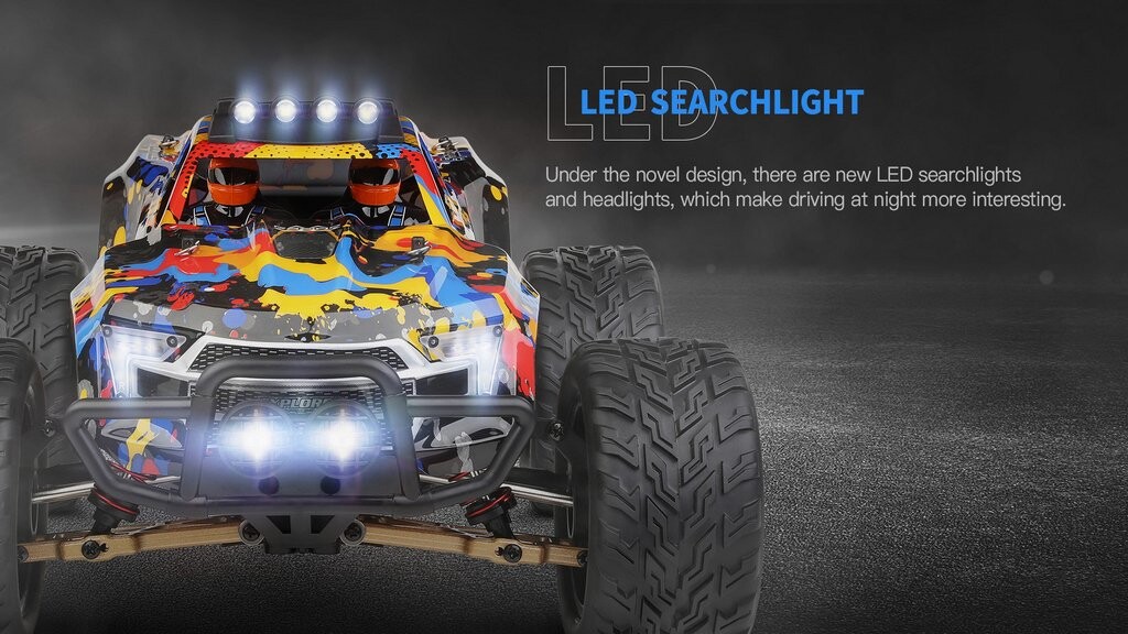 Whizplaymart 2.4G RC Voiture Grand Alliage Électrique Crawler Car