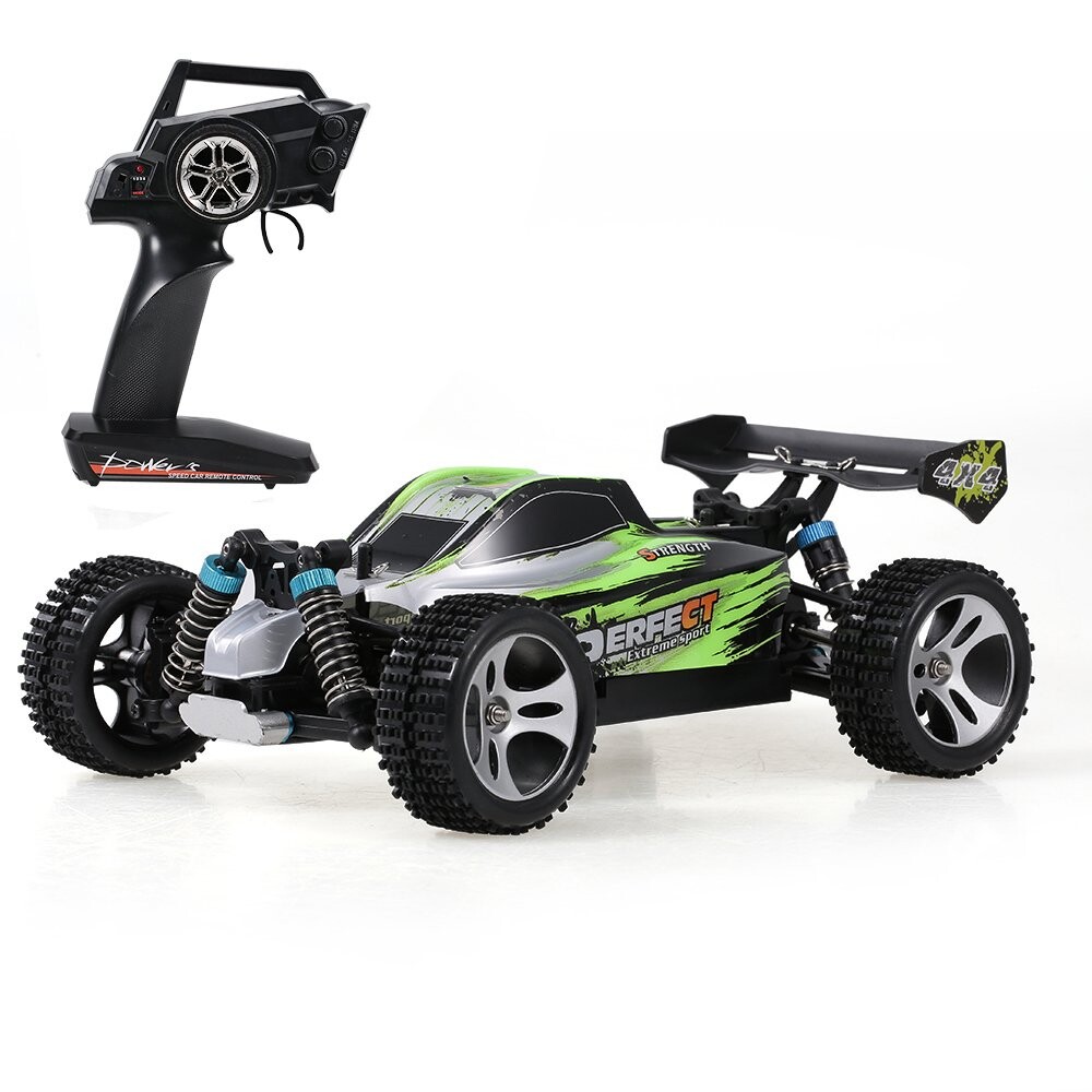 Whizplaymart Voiture télécommandée 4 roues motrices échelle complète 1/18 Trucks de course.