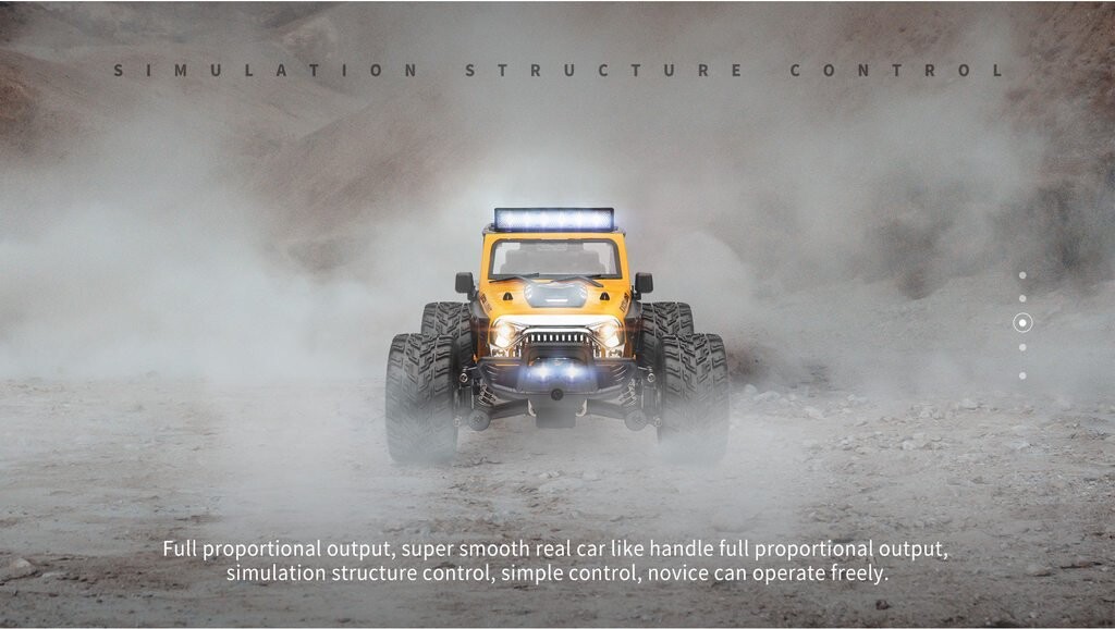 Whizplaymart Mini RC Car Avec LED Lumières Buggy Trucks