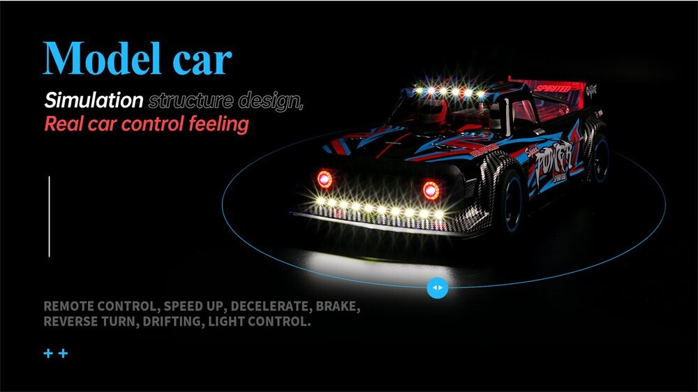 Whizplaymart RC Car Brushless 4WD Electric Drift Car