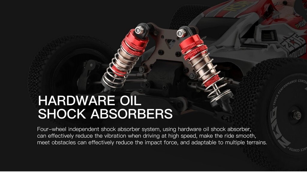 Whizplaymart RC Car Brushless hors-route Voiture télécommandée