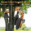 Whizplaymart RC Construction Tractor Light Sound RC Excavator Whizplaymart Tractopelle de construction RC son et lumières RC Excavateur