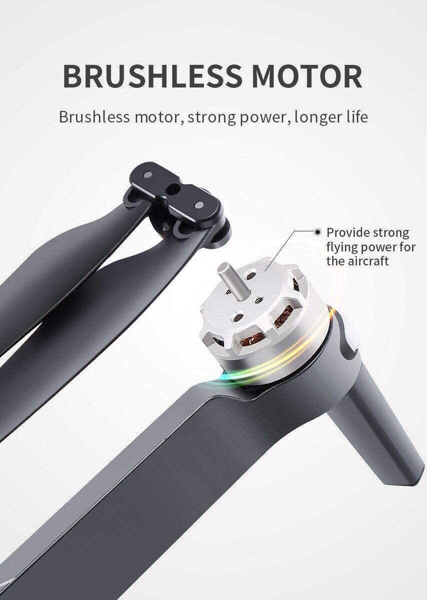 4K Drohnen 3KM WIFI GPS EIS 2-Achsen Anti-Rüttel-Gimbal