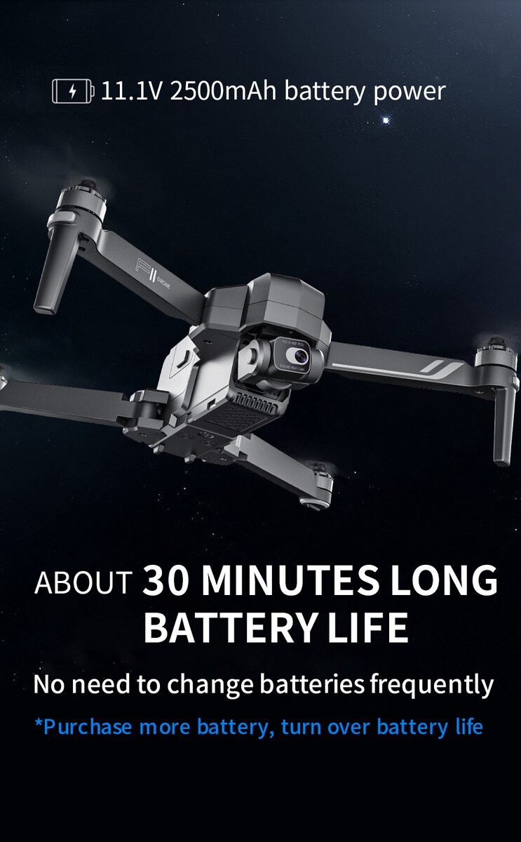 4K Drohnen 3KM WIFI GPS EIS 2-Achsen Anti-Rüttel-Gimbal