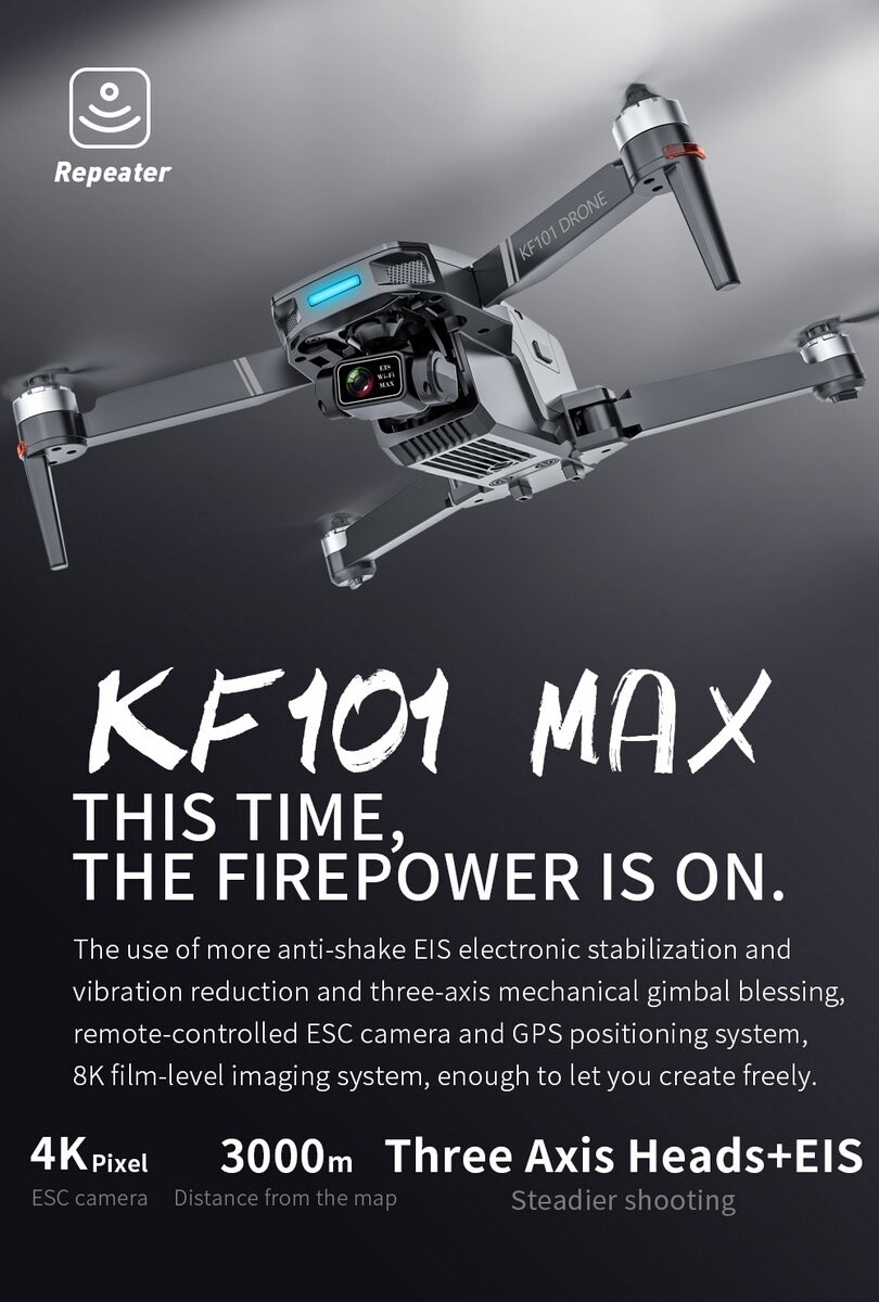 4K GPS Drohne 3-Achsen Gimbal 5G WIFI RC Quadcopter