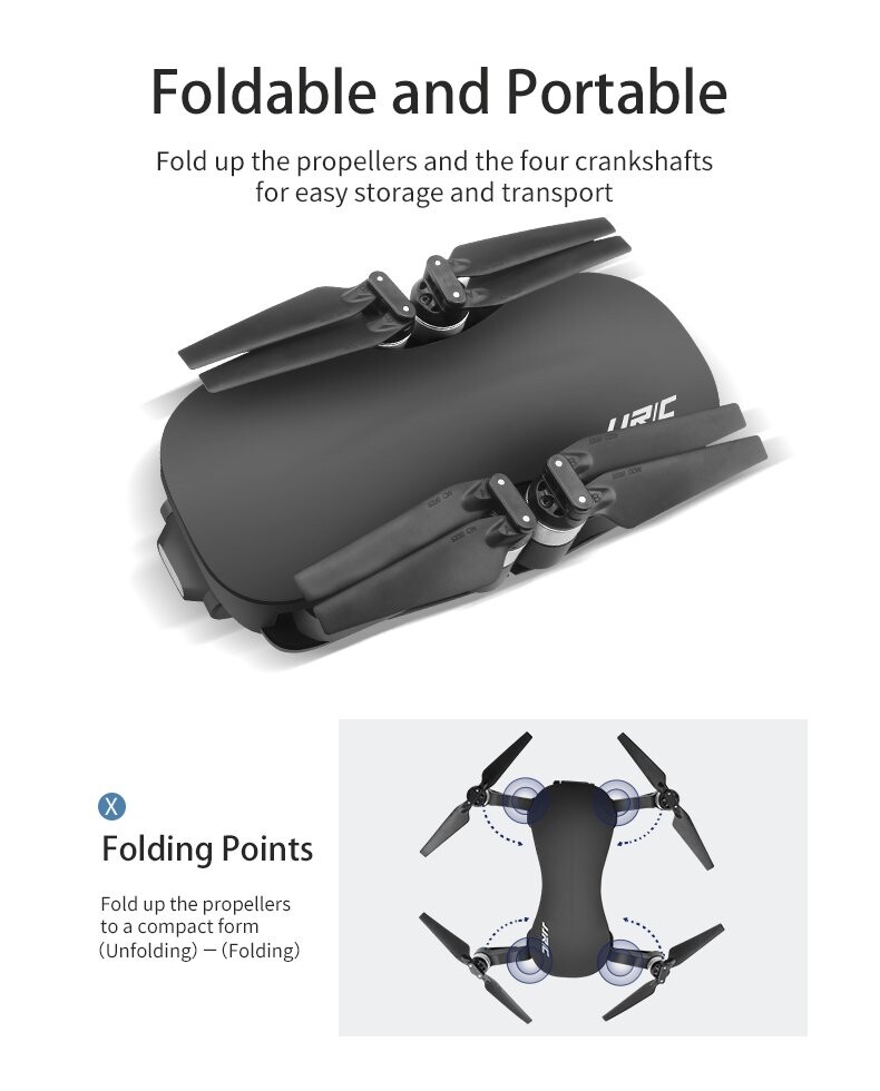 Brushless 3-Achsen-Gimbal-Drohne 4K HD FPV GPS Quadcopter