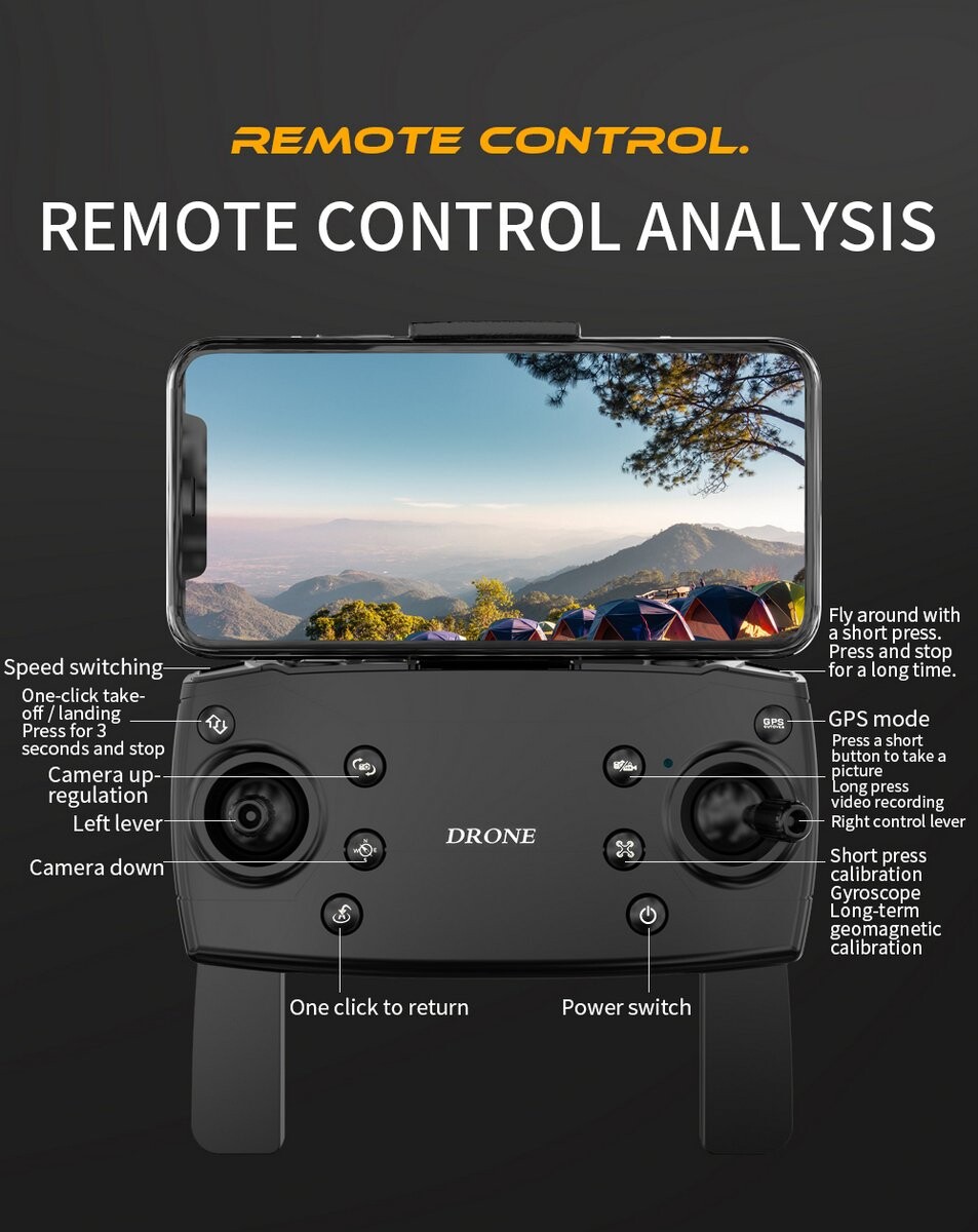 GPS Drohne 4K 5G Wifi Hindernisvermeidungs-Drohnen RC Quadcopter