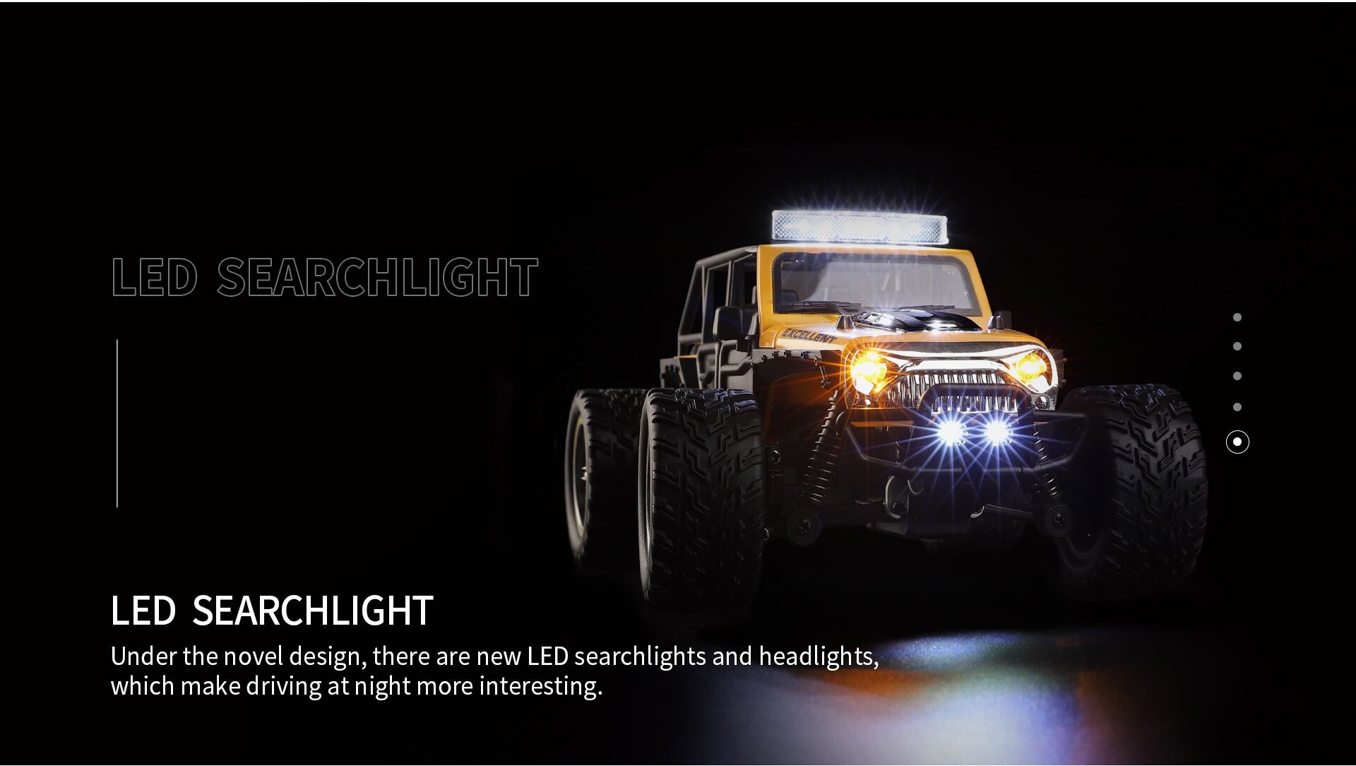 Whizplaymart Mini RC Auto 2WD Offroad-Fahrzeug mit Licht
