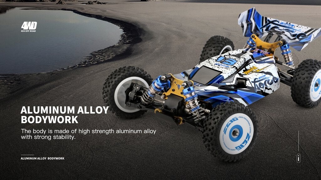 Whizplaymart RC Auto Brushless 4WD Elektroauto