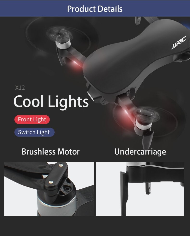 Brushless 3-Axis Gimbal Drone 4K HD FPV GPS Quadcopter