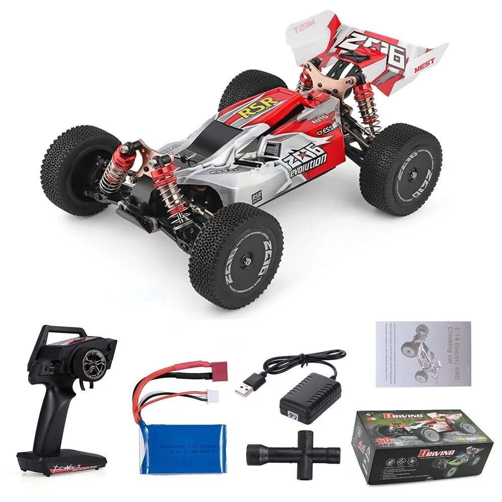 Whizplaymart Racing RC auto 2,4G 4WD Elektrische hoge snelheid auto