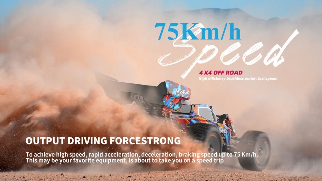 Whizplaymart RC Auto 1/18 4WD 2.4G Radio Control Afstandsbediening Voertuig Modellen Volledig Proportioneel