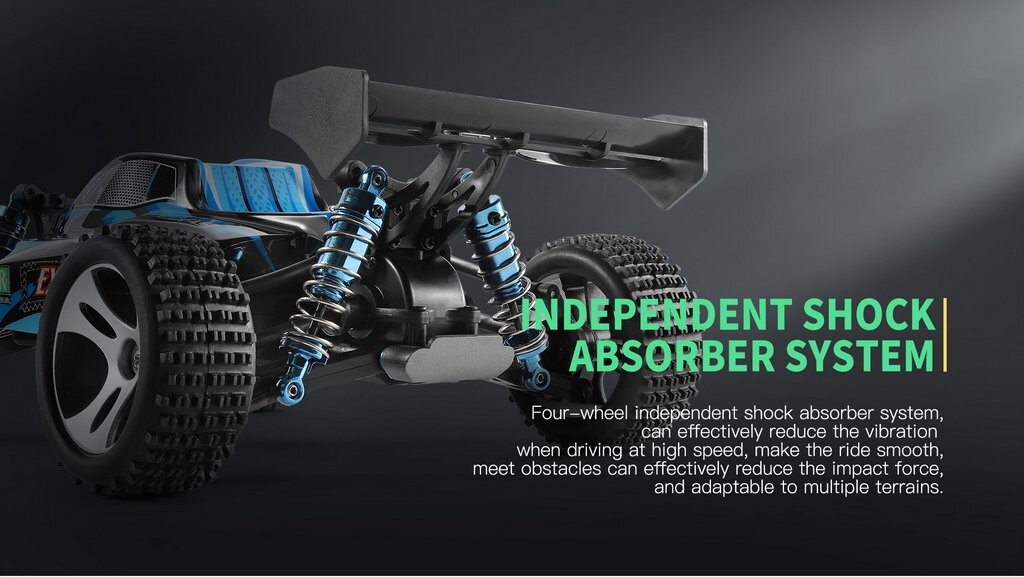 Whizplaymart RC Auto 1/18 4WD 2.4G Radio Control Afstandsbediening Voertuig Modellen Volledig Proportioneel