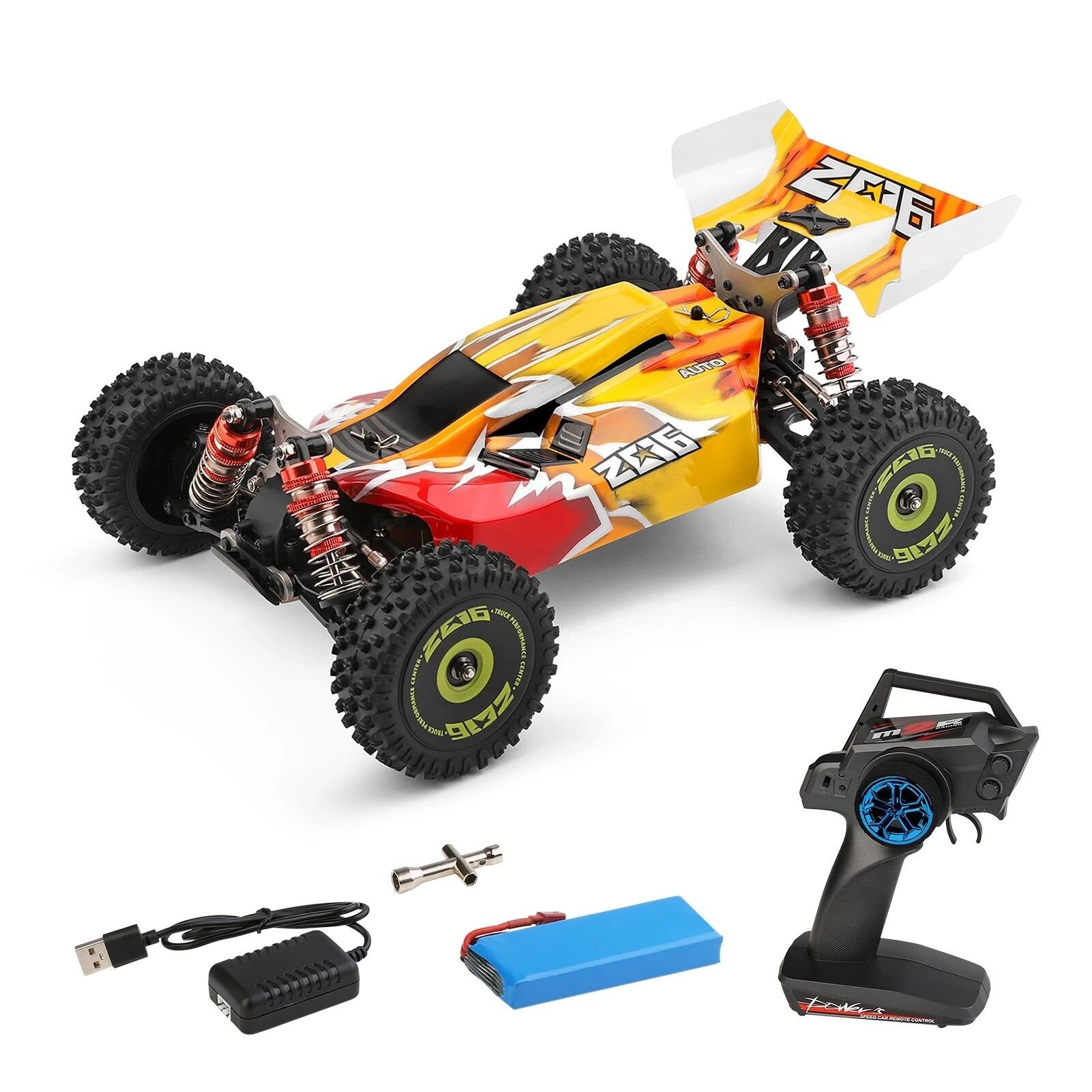 Whizplaymart RC Auto Borstelloos Off-Road Afstandsbediening Auto