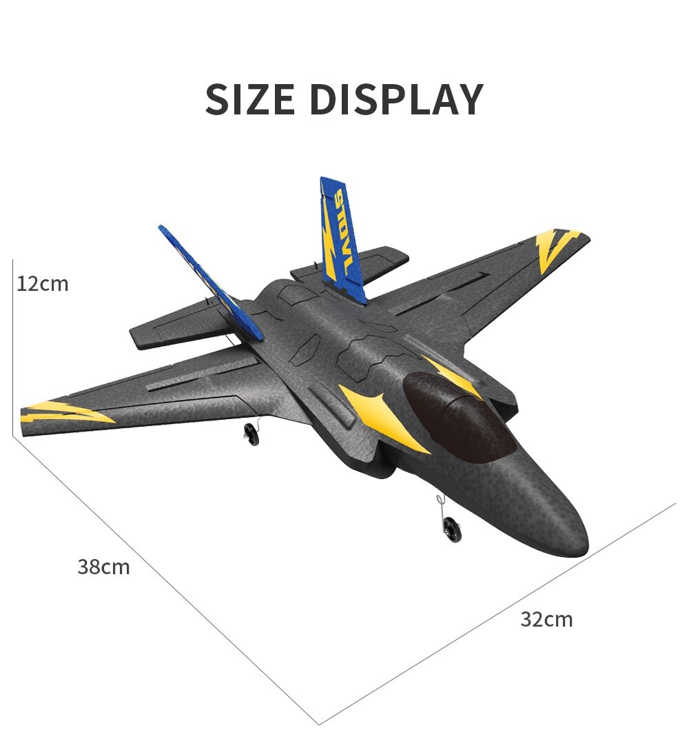 Avión RC 4CH 6 ejes Giroscopio RC EPP Aeronave Anti-Caída