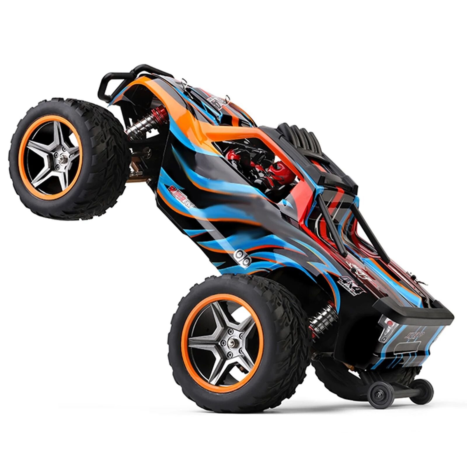 Whizplaymart 2.4G RC Racing Car Alloy Electric Car 4WDWhizplaymart Coche de Carreras RC 2.4G Aleación Coche Eléctrico 4WD