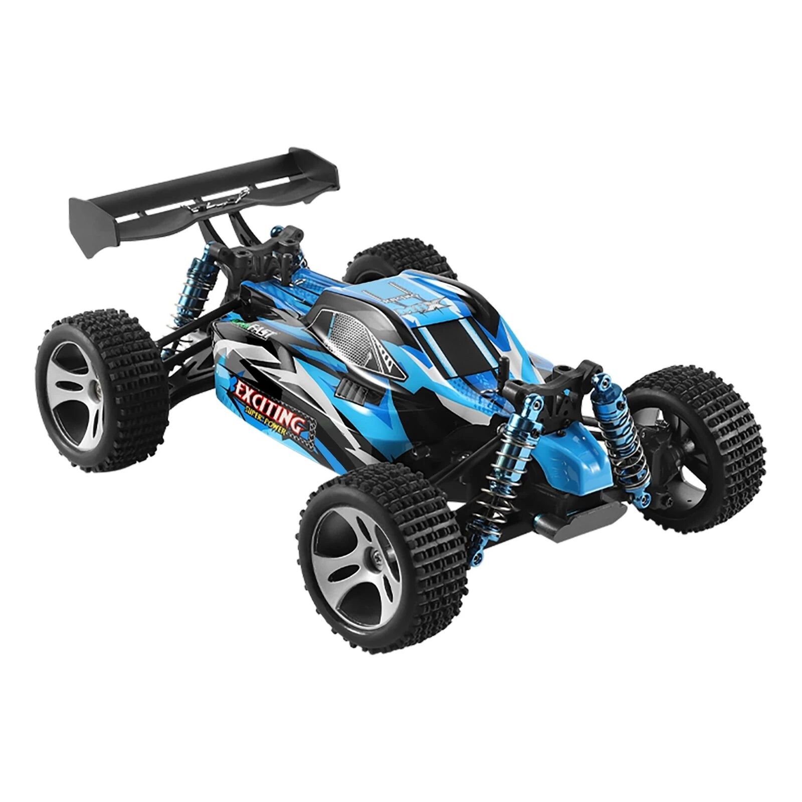 Whizplaymart Coche RC 1/18 4WD 2.4G Control Remoto de Radio Modelos de Vehículos Proporcionales Completos