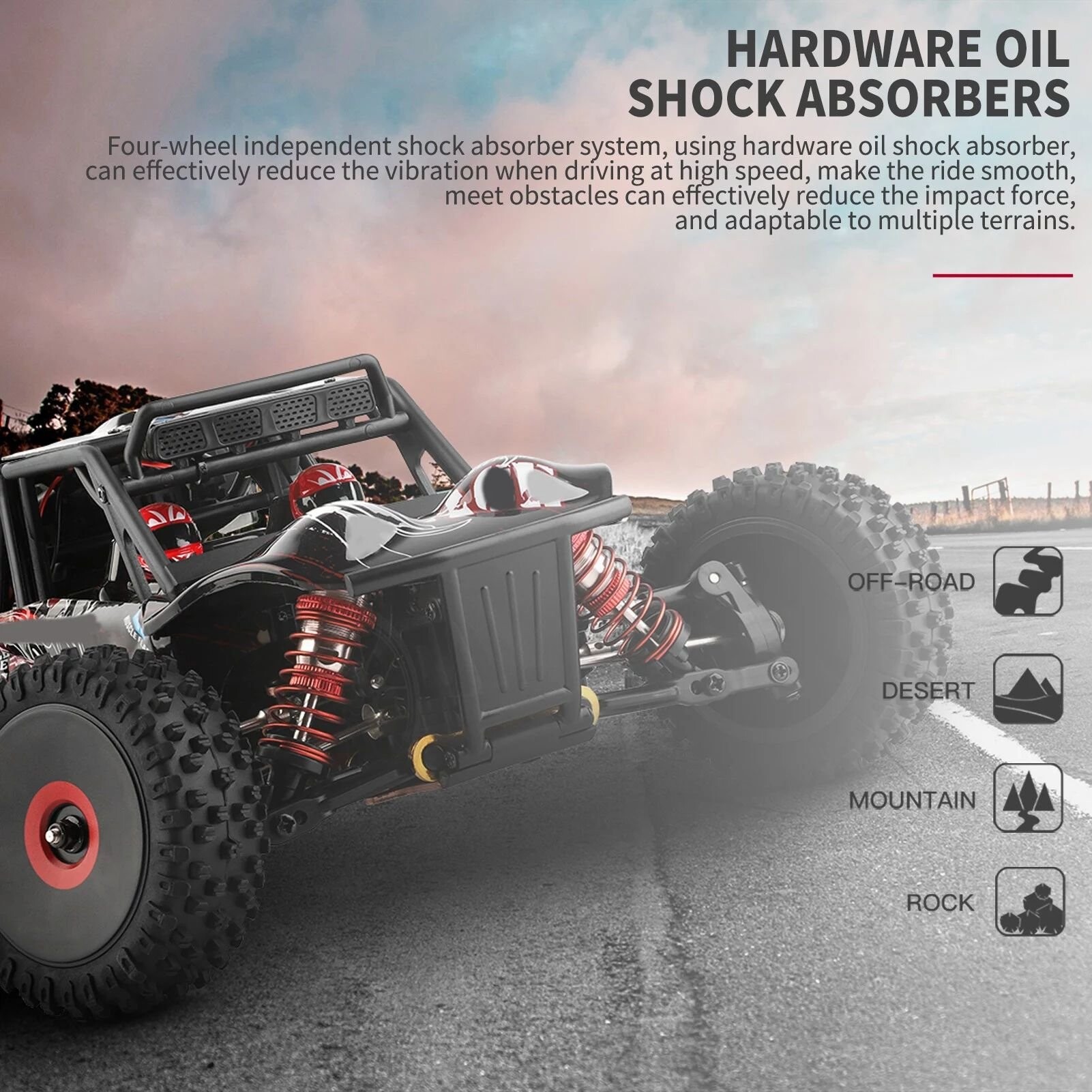 Whizplaymart RC Car V2 2.4G Brushless 4WD Electric CarWhizplaymart Coche RC V2 2.4G Brushless 4WD Coche Eléctrico
