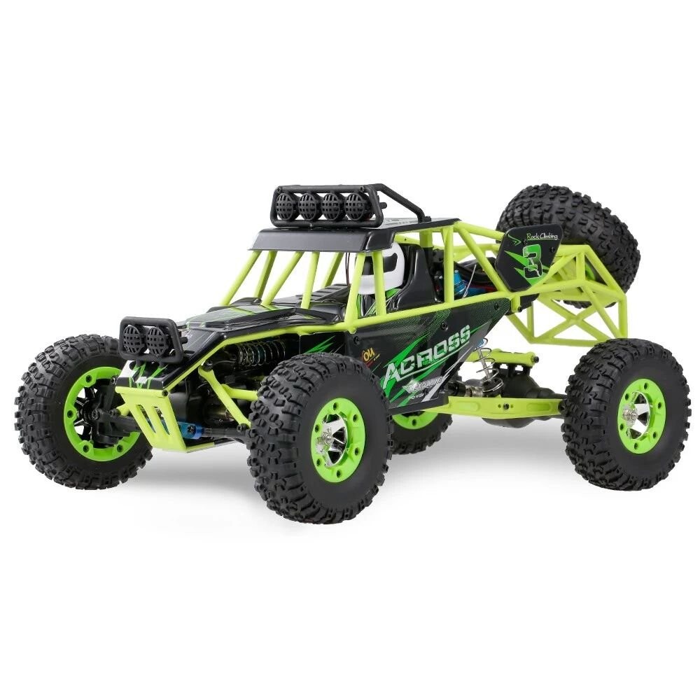 Whizplaymart 2.4G 1:12 4WD Crawler RC Car con luce LED