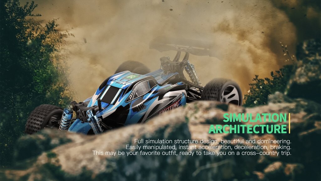 Whizplaymart Auto RC 1/18 4WD 2.4G Radio Controllo Remote Veicolo Modelli Full Proporzionale