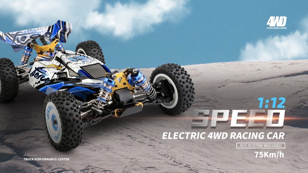 Whizplaymart Auto RC Brushless 4WD Auto Elettrica